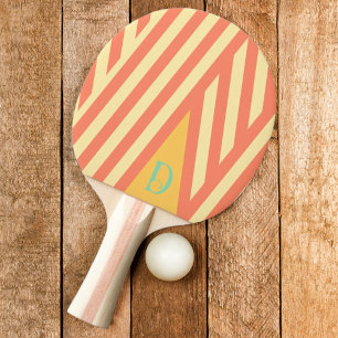 Creamsicle Summer Ping Pong Paddle