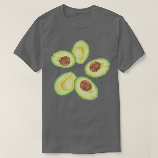 Creamy avocados avocado motif avocado sticker T-Shirt (Design Front)