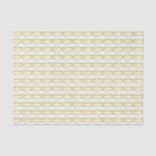 Creamy Brie Cheese Wedge Foodie French Food Print Tissue Paper