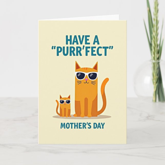 Creamy Cats Mothers Day Card (Front)
