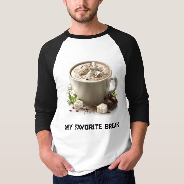 Creamy Cocoa with Marshmallows T-Shirt (Front)