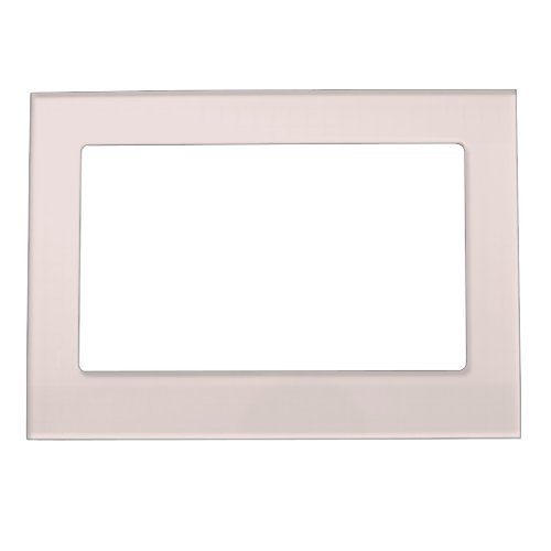 Creamy Coconut Neutral Solid Color Print Magnetic Frame