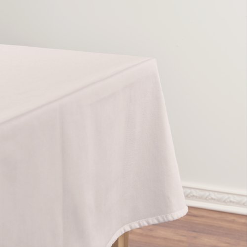 Creamy Coconut Neutral Solid Color Print Tablecloth