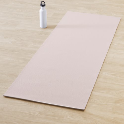 Creamy Coconut Neutral Solid Color Print Yoga Mat
