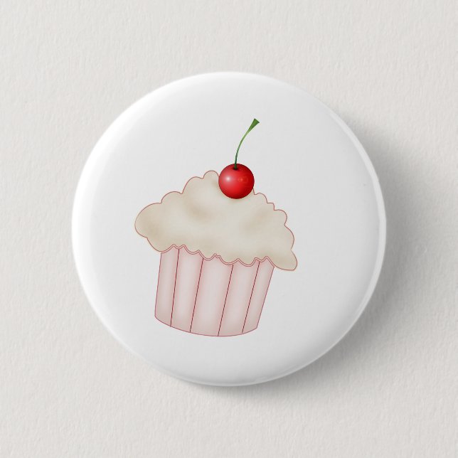 Creamy Cupcake Button (Front)