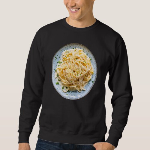 Creamy Garlic Pasta Costume Easy Last Minute Hallo Sweatshirt