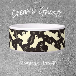 Creamy Ghosts - Halloween pattern. Bowl