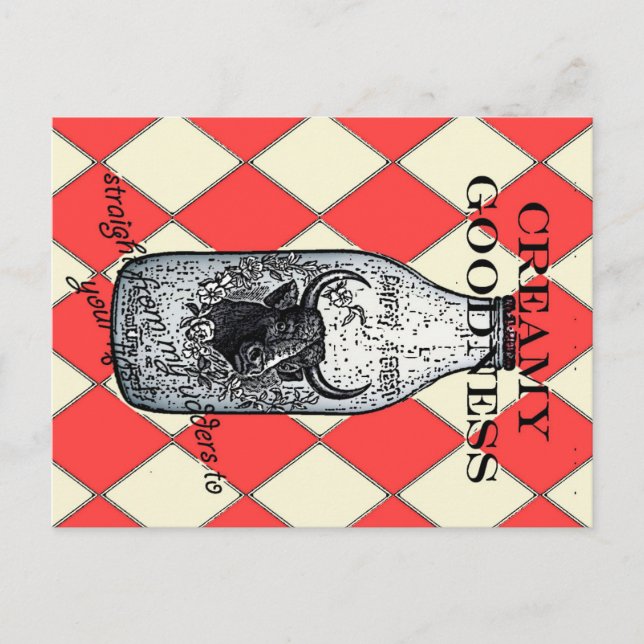 Creamy Goodness Postcard (Front)