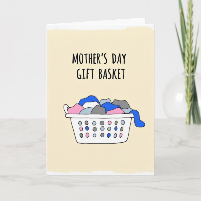 Creamy Laundry Gift Basket Card (Front)
