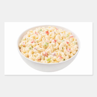 Creamy Macaroni Salad With Dressing Rectangular Sticker
