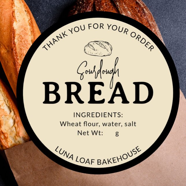 Creamy Oat Bakery Sourdough Bread Sticker (Creator Uploaded)