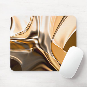 Creamy orange to brown twisted reflecting lighting mouse pad