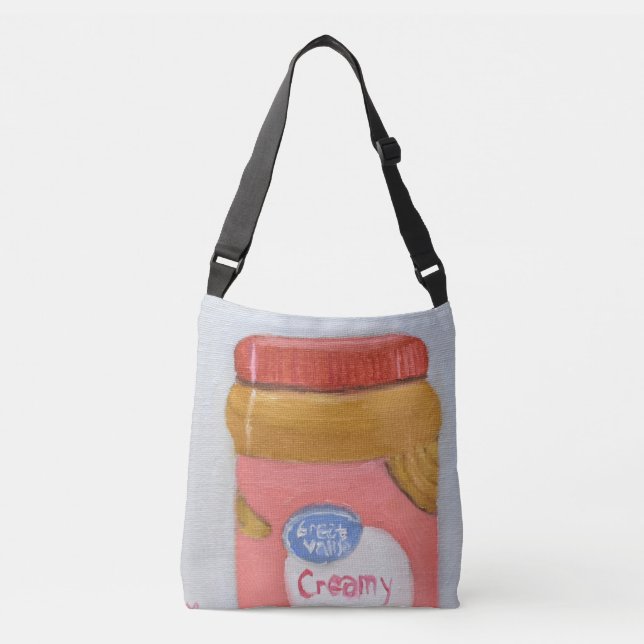 Creamy Peanut Butter Crossbody Bag (Front)