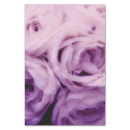 Creamy Purple Lilac Lavender Roses Wedding   Tissue Paper