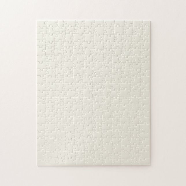 Creamy White Solid Color Jigsaw Puzzle (Vertical)