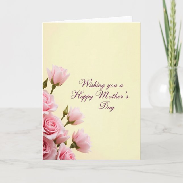 Creamy Yellow Blossom Card (Front)