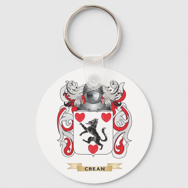 Crean Coat of Arms Keychain (Front)