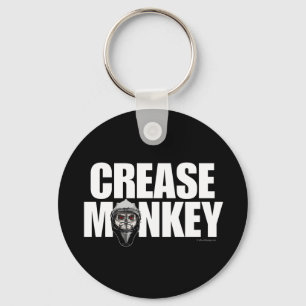Crease Monkey (Hockey Goalie) Keychain