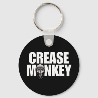 Crease Monkey (Hockey Goalie) Keychain