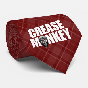 Crease Monkey (Hockey Goalie) Neck Tie