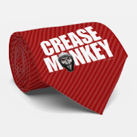 Crease Monkey (Hockey Goalie) Neck Tie