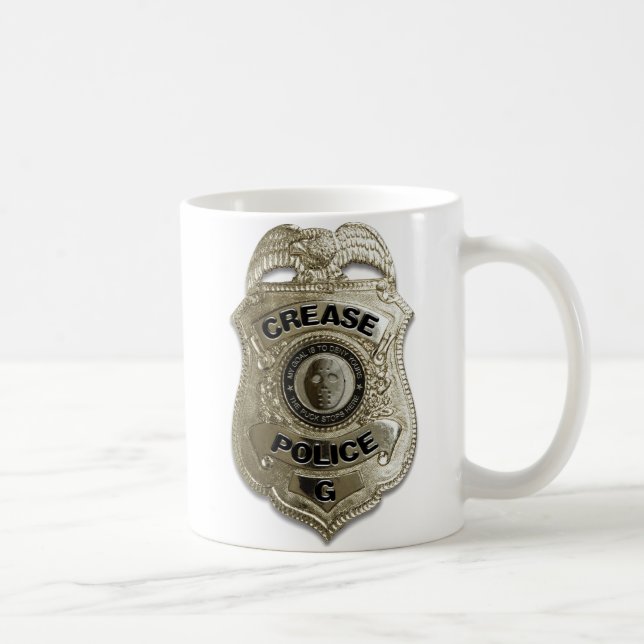 Crease Police (Hockey Goalie) Coffee Mug (Right)