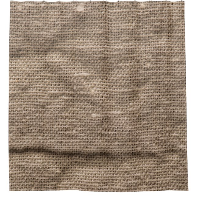 Creased brown, abstract textured background. shower curtain (Front)