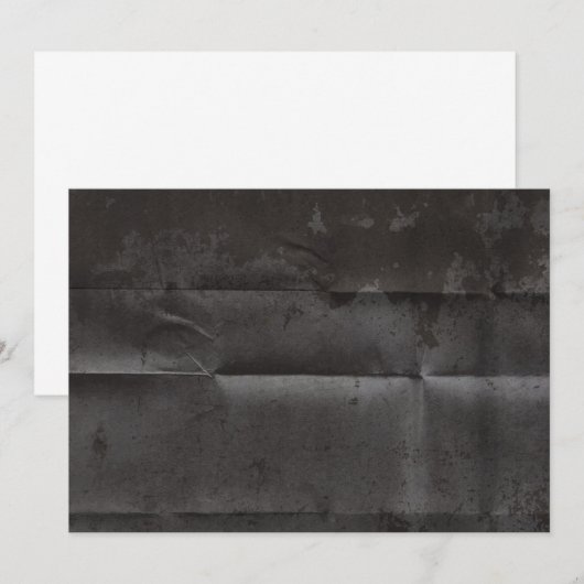 Creased Grungy Black Background (Front/Back)