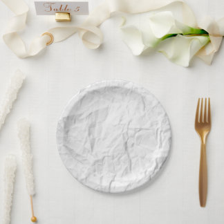 Creased Paper Plates