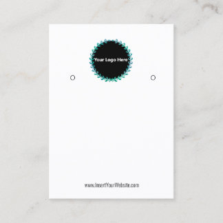 Creat Your Custom Logo Earring Display Card