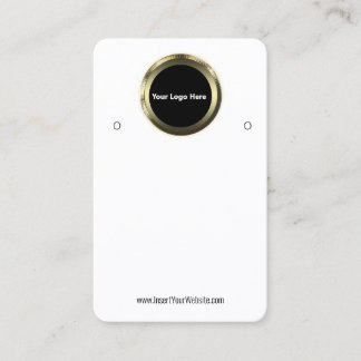 Creat Your Custom Logo Earring Display Card 