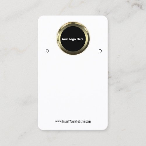 Creat Your Custom Logo Earring Display Card