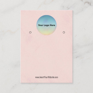 Creat Your Custom Logo Earring Display Card 