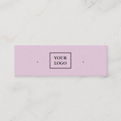 Creat Your Custom Logo Earring Mini Business Card