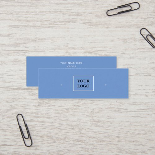 Creat Your Custom Logo Earring Mini Business Card