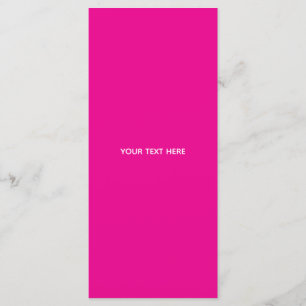 Creat Your Own Megenta Invitation Postcard