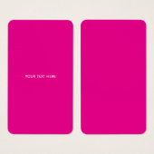 Creat Your Own Megenta Invitation Postcard (Front & Back)