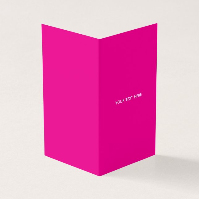 Creat Your Own Megenta Invitation Postcard (Outside)