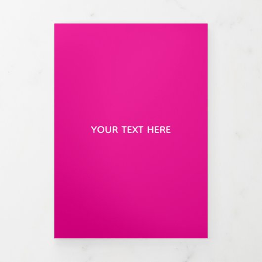 Creat Your Own Megenta Invitation Postcard (Cover)