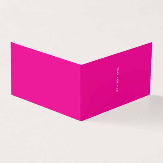 Creat Your Own Megenta Invitation Postcard (Outside)