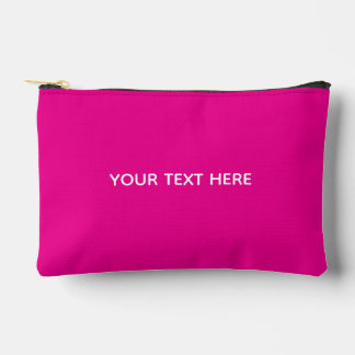 Creat Your Own Megenta Invitation Postcard Accessory Pouch