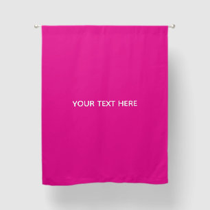 Creat Your Own Megenta Invitation Postcard Blackout Curtains