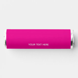 Creat Your Own Megenta Invitation Postcard Breath Savers® Mints