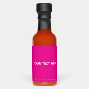 Creat Your Own Megenta Invitation Postcard Hot Sauces
