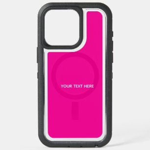 Creat Your Own Megenta Invitation Postcard iPhone 15 Pro Max Case