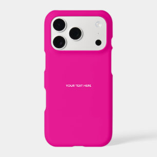 Creat Your Own Megenta Invitation Postcard iPhone 17 Pro Case