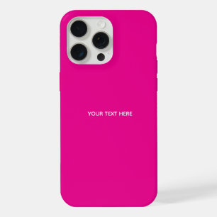 Creat Your Own Megenta Invitation Postcard iPhone 15 Pro Max Case