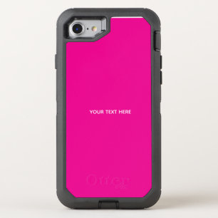 Creat Your Own Megenta Invitation Postcard OtterBox Defender iPhone SE/8/7 Case