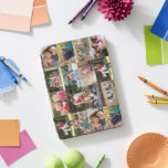 Create 16 Photo Collage Family Kids Monogrammed iPad Pro Cover<br><div class="desc">Create your own custom, personalized, unique, one-of-a-kind, beautiful elegant stylish faux gold typography script name monogram / initials, monogrammed, cool, sixteen photo collage magnetic iPad smart cover that folds into multiple stand positions and features grey microfiber interior that helps protect your screen, and wake / sleep function. Simply add your...</div>