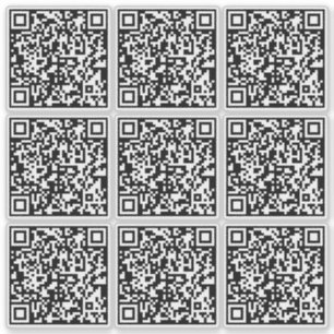 Create 9 Scannable QR Codes Instantly Transparent Sticker